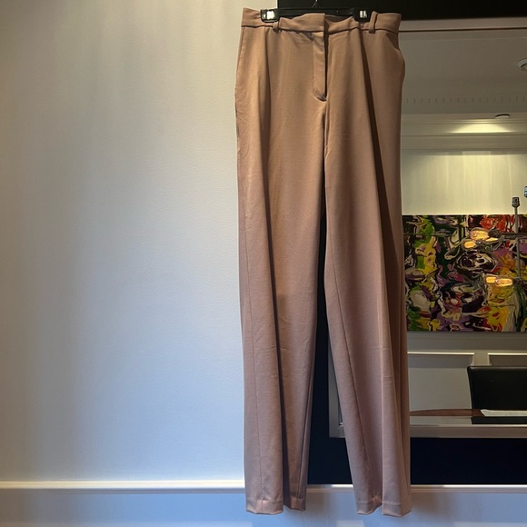 Aritzia Babaton Agency Wool Blend Tall Camel Pants - Picture 9 of 9